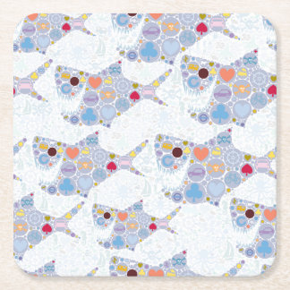 Porta-copo De Papel Quadrado tapete de rato