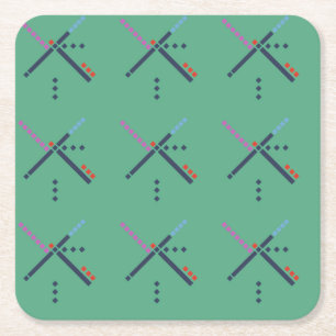 Porta-copo De Papel Quadrado Tapete do aeroporto de PDX