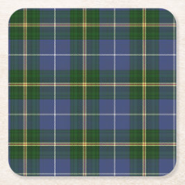 Porta-copo De Papel Quadrado Tartan da Nova Escócia
