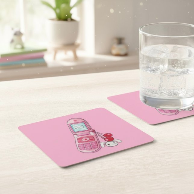 Porta-copo De Papel Quadrado Telefone celular (Criador carregado)