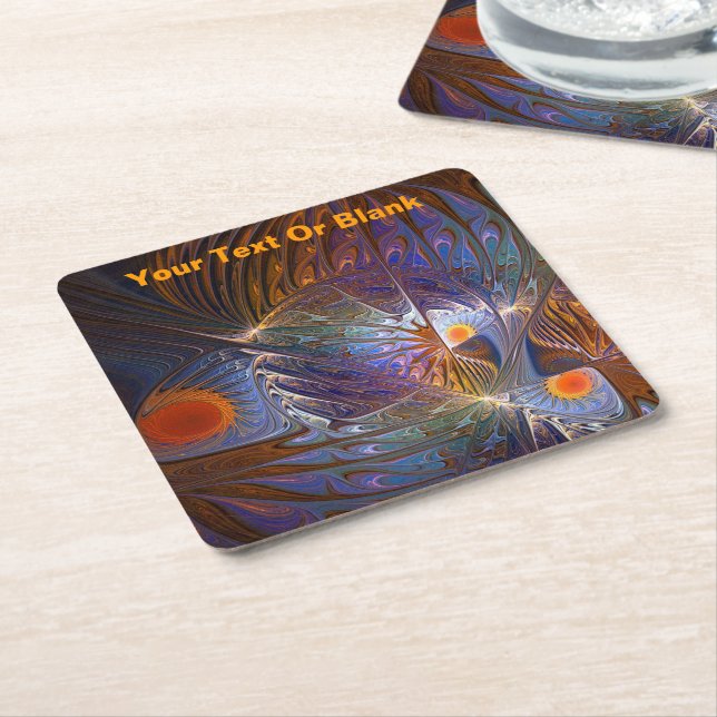 Porta-copo De Papel Quadrado Templo do Sol (Inclinado)