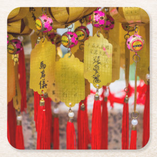 Porta-copo De Papel Quadrado Templo Sik Sik Yuen Wong Tai Sin