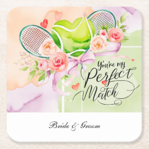 Porta-copo De Papel Quadrado TENIS coração em forma para AMOR Casamento