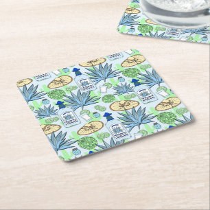 Porta-copo De Papel Quadrado Tequila Drinker, Legal coquetel