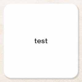 Porta-copo De Papel Quadrado teste