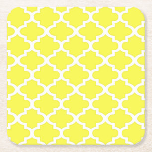Porta-copo De Papel Quadrado Teste padrão da arquitetura do Arabesque no