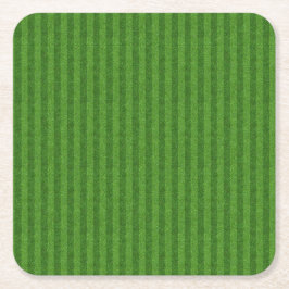 Porta-copo De Papel Quadrado textura de grama verde de um campo de futebol