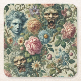 Porta-copo De Papel Quadrado The Cerulean Muse – Gothic Victorian