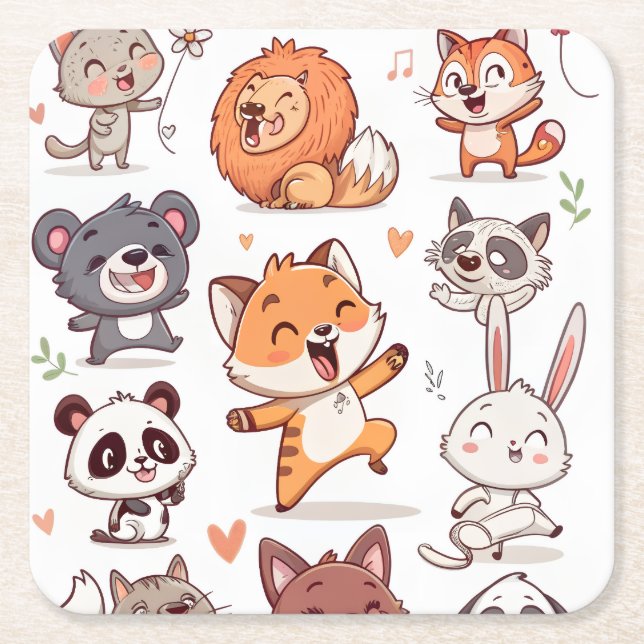 Porta-copo De Papel Quadrado Throw Pillow (Frente)