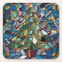 Tiffany-Style Stained Glass Christmas Tree