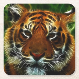 PORTA-COPO DE PAPEL QUADRADO TIGRE
