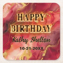 Tinta de álcool Dourada, vermelha e quente