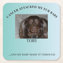 Porta-copo De Papel Quadrado Together We Rose Above It