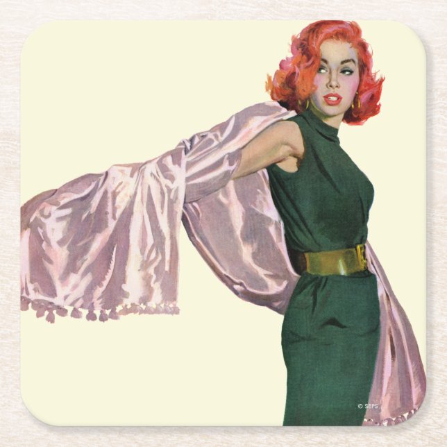 Porta-copo De Papel Quadrado Tome-me a Hollywood (Frente)