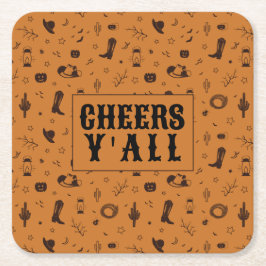 Porta-copo De Papel Quadrado torcida pelo padrão ocidental