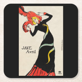 Porta-copo De Papel Quadrado Toulouse-Lautrec