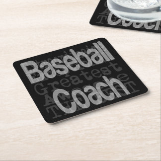 Porta-copo De Papel Quadrado Treinador de Baseball Extraordinário