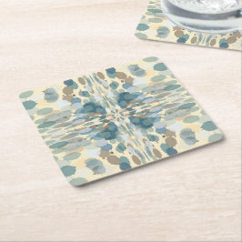 Porta-copo De Papel Quadrado Trepador de Abstrato do Oceano de Diversão em Summ