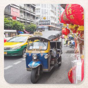 Porta-copo De Papel Quadrado Tuk tuk, Bangkok