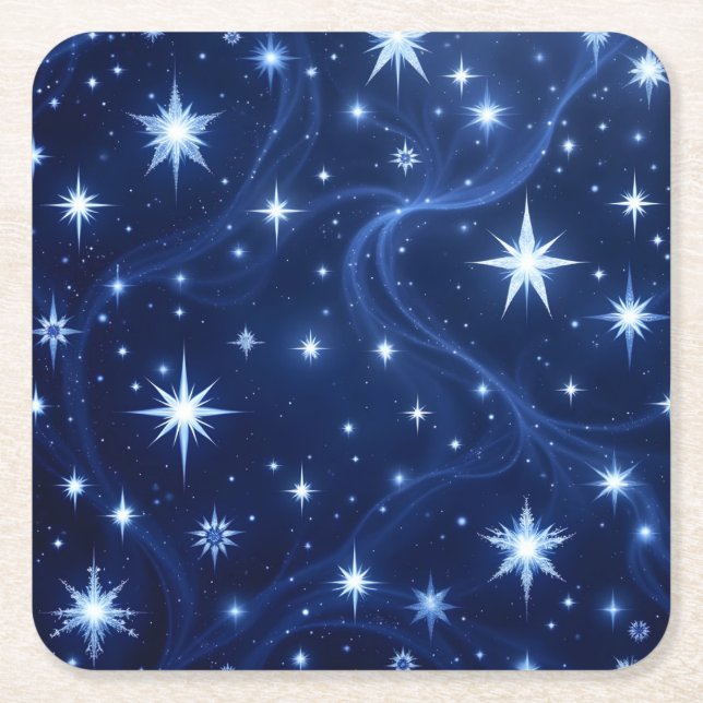 Porta-copo De Papel Quadrado Twilight Drift (Frente)