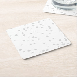 Porta-copo De Papel Quadrado um fundo branco com muitos pontos pequenos