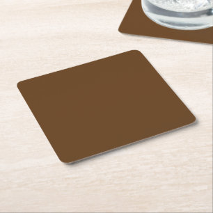 Porta-copo De Papel Quadrado um fundo castanho com uma borda branca