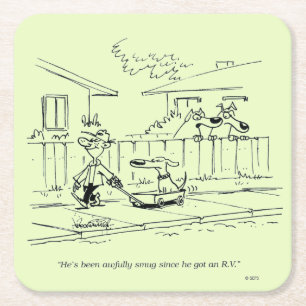 Porta-copo De Papel Quadrado Um passeio novo