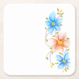 Porta-copo De Papel Quadrado Um pouco de Primavera
