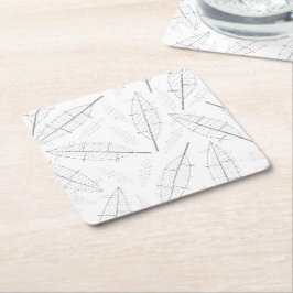 Porta-copo De Papel Quadrado um quadro preto com fundo branco com linhas