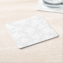 Porta-copo De Papel Quadrado uma moldura de foto preta e branca com um fundo br