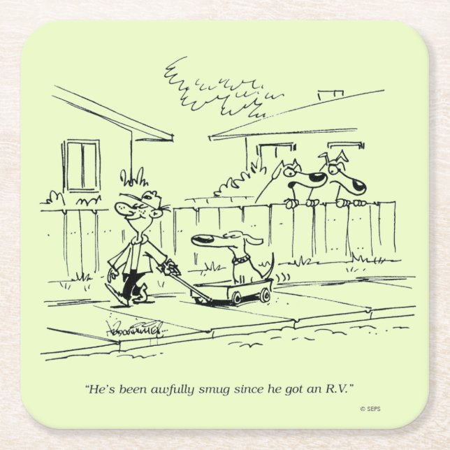 Porta-copo De Papel Quadrado Uma nova corrida (Frente)