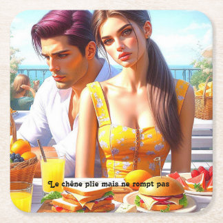 Porta-copo De Papel Quadrado  - Un Souffle Nouveau