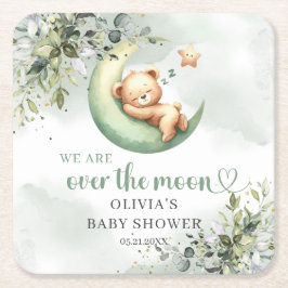 Porta-copo De Papel Quadrado Urso de pelúcia neutro em relação ao gênero aquáti