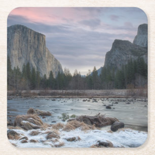 Porta-copo De Papel Quadrado Vale de Yosemite