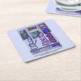 Porta-copo De Papel Quadrado Vamos Celebrar Porta copos de Papel