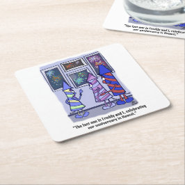 Porta-copo De Papel Quadrado Vamos Celebrar Portas copos Brancas Plásticas