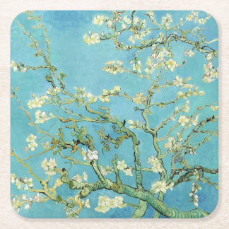 Porta-copo De Papel Quadrado Van Gogh Almond Blossoms
