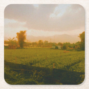 Porta-copo De Papel Quadrado Vang Vieng - Laos