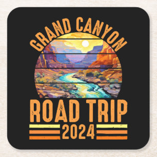 Porta-copo De Papel Quadrado Viagem de Carro pelo Grand Canyon National Park 20