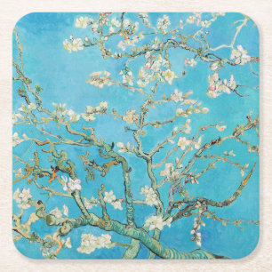 Porta-copo De Papel Quadrado Vincent van Gogh - Almond Blossom