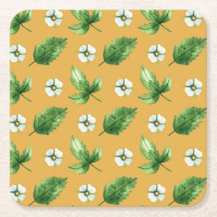 Porta-copo De Papel Quadrado Vinha Flor de Paixão