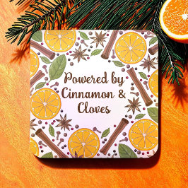 Porta-copo De Papel Quadrado Vinho branco apimentado