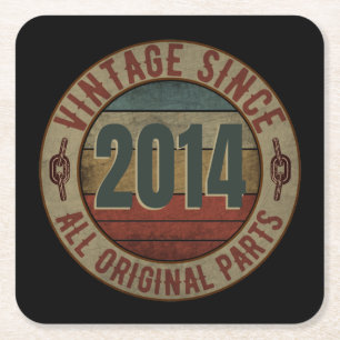 PORTA-COPO DE PAPEL QUADRADO VINTAGE DESDE 2014 TODAS AS PEÇAS ORIGINAIS.