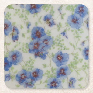 Porta-copo De Papel Quadrado Violet Wildflower Party Portas copos