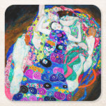 Porta-copo De Papel Quadrado Virgem (Girls), Gustav Klimt<br><div class="desc">Gustav Klimt (14 de julho de 1862 - 6 de fevereiro de 1918) foi um pintor simbólico austríaco e um dos membros mais proeminentes do movimento Secessão de Viena. Klimt é notado por suas pinturas, murais, esboços, e outros objetos de arte. Além de suas obras figurativas, que incluem alegorias e...</div>