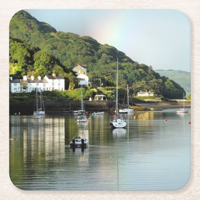 PORTA-COPO DE PAPEL QUADRADO VISÕES DAS PAREDES (Frente)