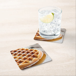 Porta-copo De Papel Quadrado waffle
