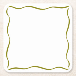 Porta-copo De Papel Quadrado Whimsic Tini Bit Antigo Martini Aniversário