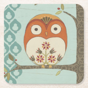 Porta-copo De Papel Quadrado Whimsy I