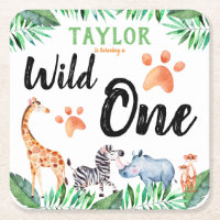 Wild One Safari Animal primeiro aniversario Party